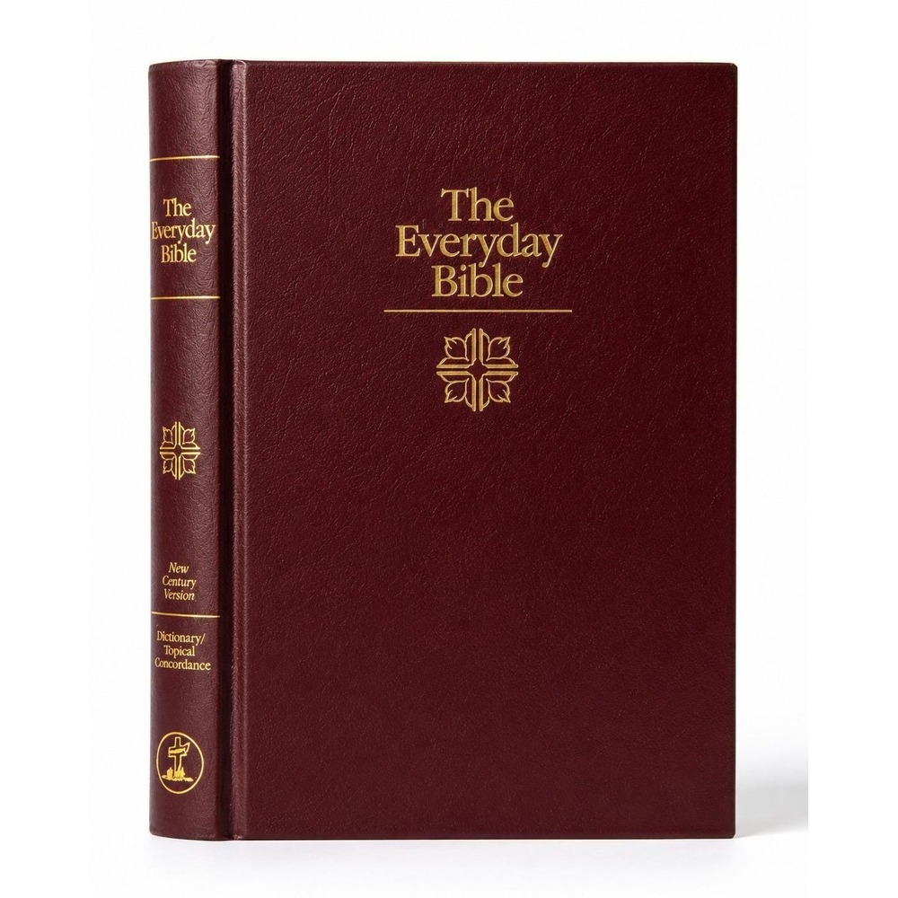 The Everyday Bible New Century Version NCV Hardcover Dictionary Concordance